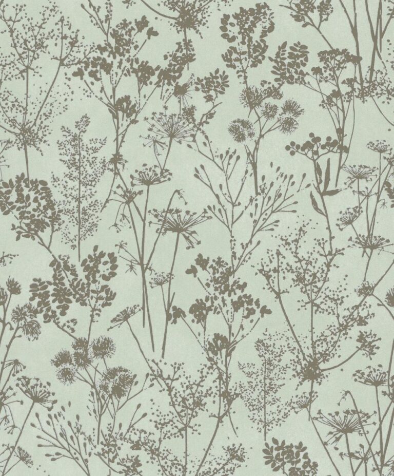 behang berenklauw bloemen bladeren 82465