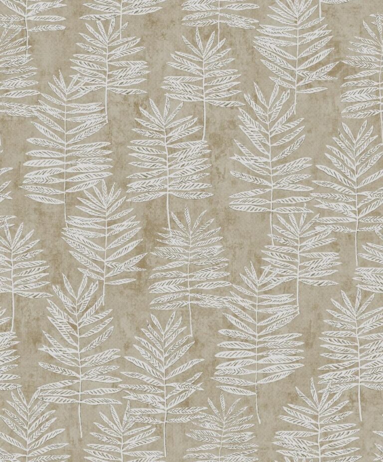behang blaadjes grijs beige DWP0365 05