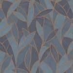 behang bladeren blauw AL26232 s2