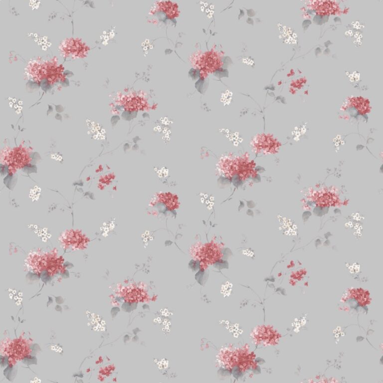 behang bloemen hortensia PF38107