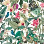 behang-bloemen-vogels-bladeren-81686