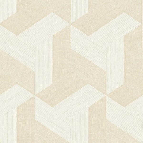 behang grafisch beige 27507