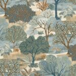 behang groen blauw grijs bomen AL26252 s2