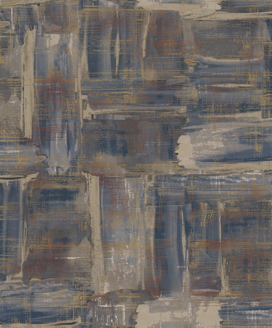 behang-grove-structuur-blauw-nikkel-goud-SM0602