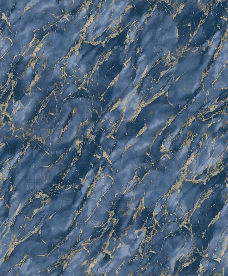 behang marmer blauw goud G68093