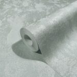 behang mintgroen metallic structuur 34273 s2