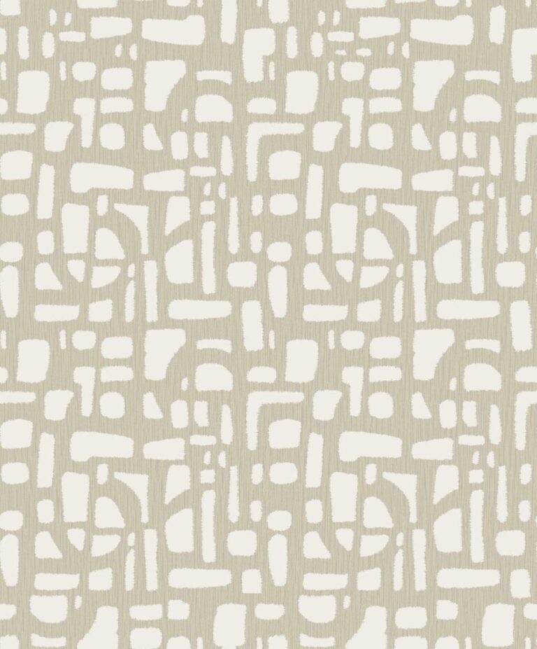 behang organische vormen beige DWP0364 02
