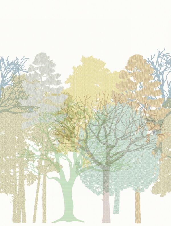 fotobehang bomen bos abstract AND28291