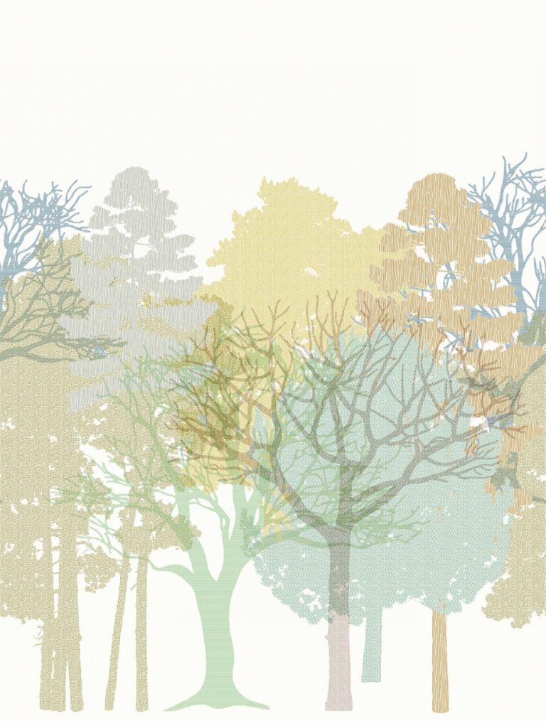 fotobehang bomen bos abstract AND28291