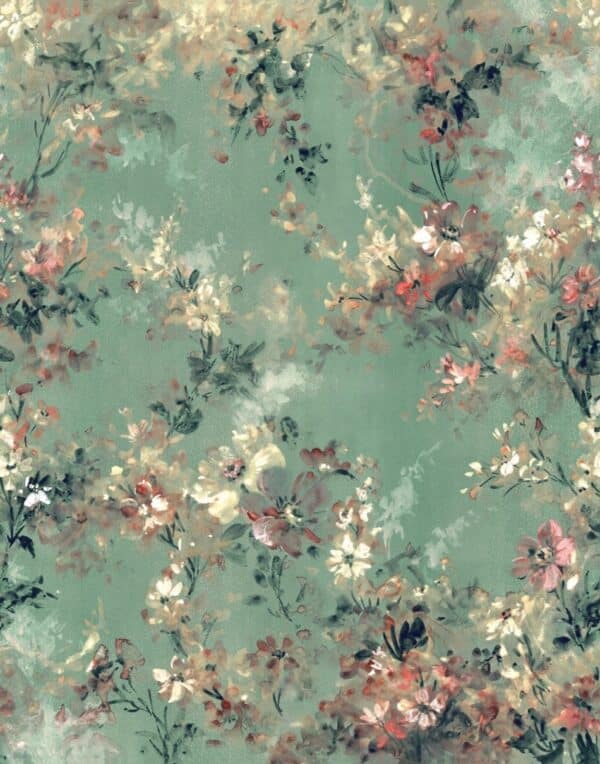 fotobehang watercolor bloemen 35096