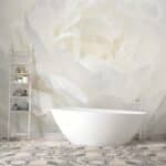 fotobehang witte roos G78424 s1
