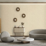 Contemporary,Interior,With,Concrete,Walls,,Furniture,And,Decor.,3d,Render