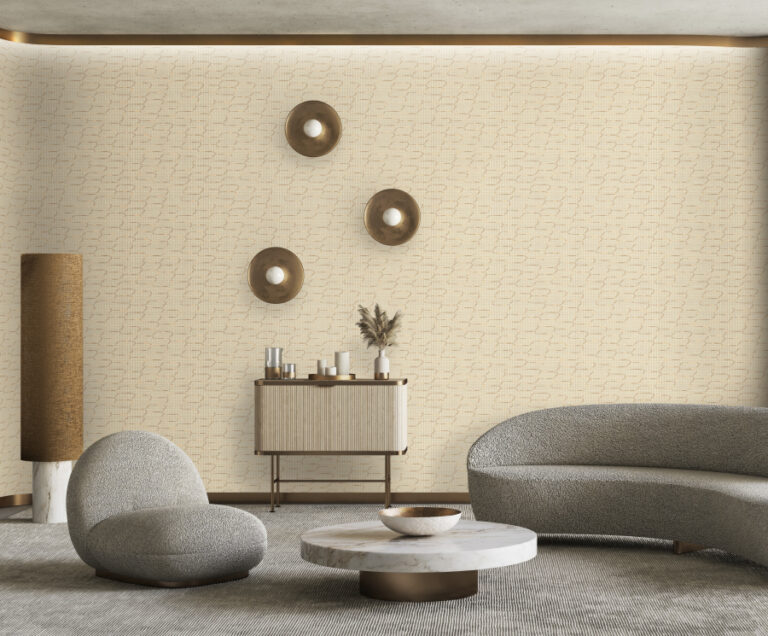 Contemporary,Interior,With,Concrete,Walls,,Furniture,And,Decor.,3d,Render