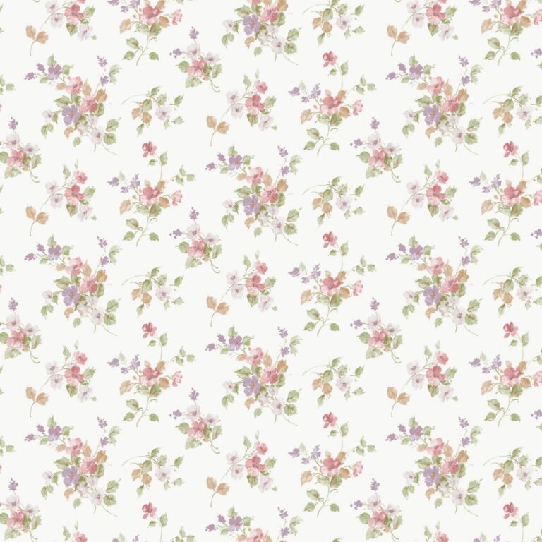 behang aquarel bloemetjes PF38104