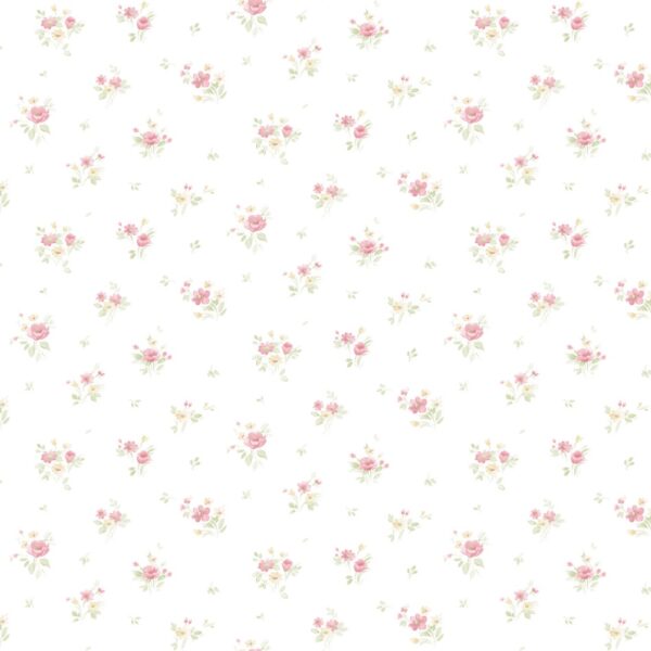 behang aquarel bloemetjes PF38160