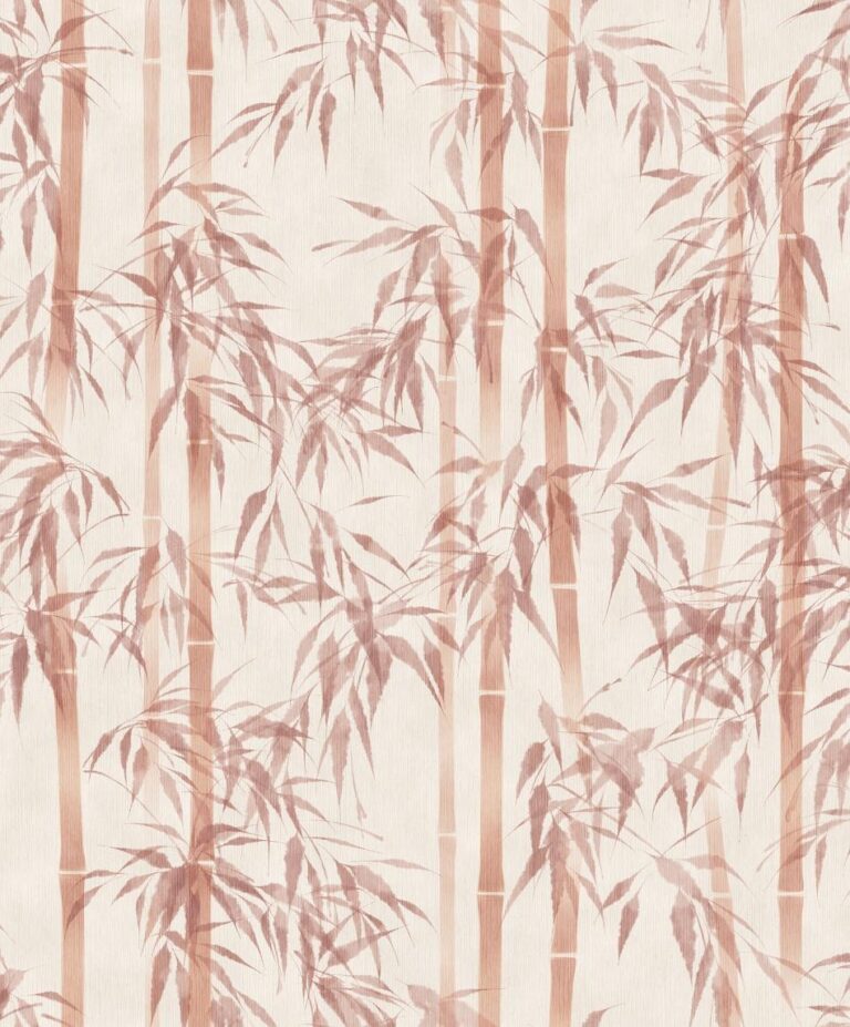behang bamboe bladeren 81670