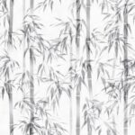 behang bamboe bladeren 81673