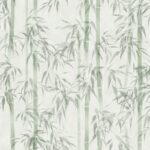 behang bamboe bladeren 81674