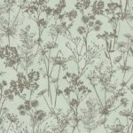 behang berenklauw bloemen bladeren 82465