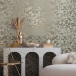 behang berenklauw bloemen bladeren 82465 s1