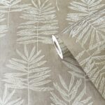 behang blaadjes greige DWP0365 03 s1