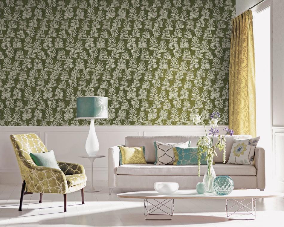 behang blaadjes groen DWP0365 01 s1