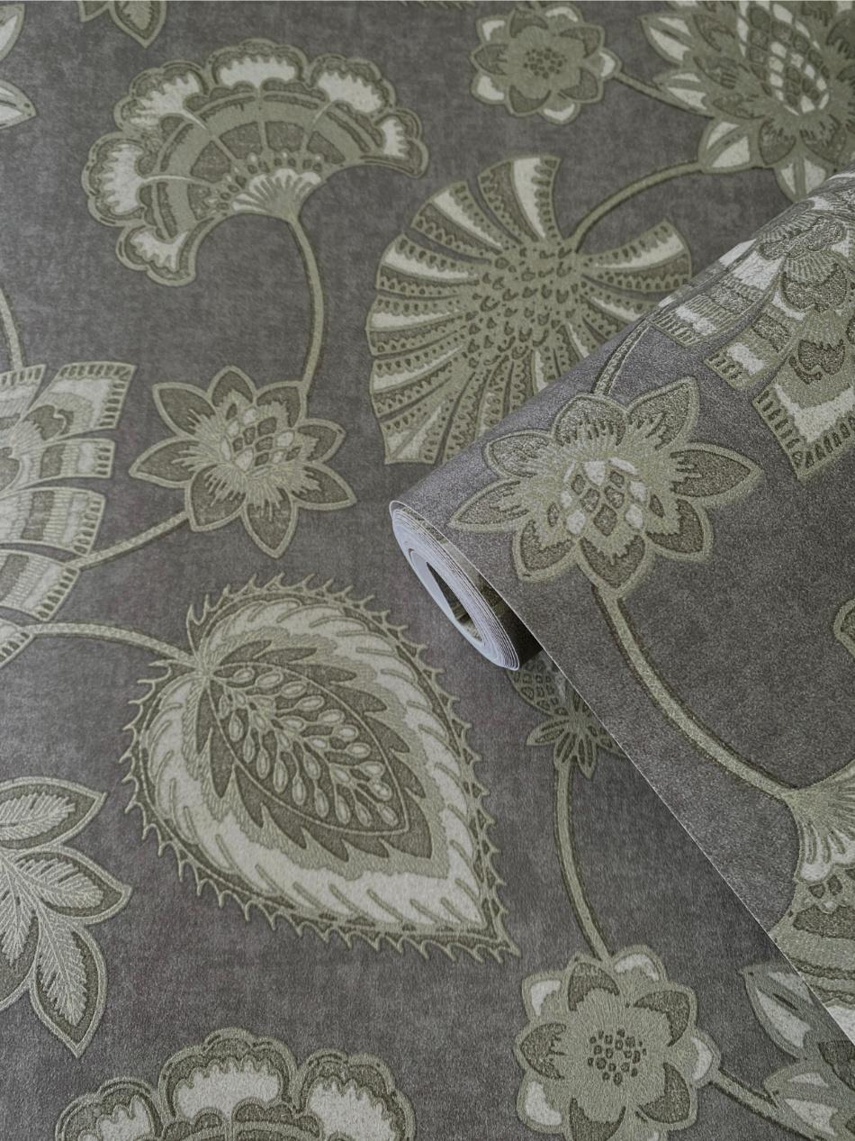 behang bladeren bloemen print DWP0351 02 s1