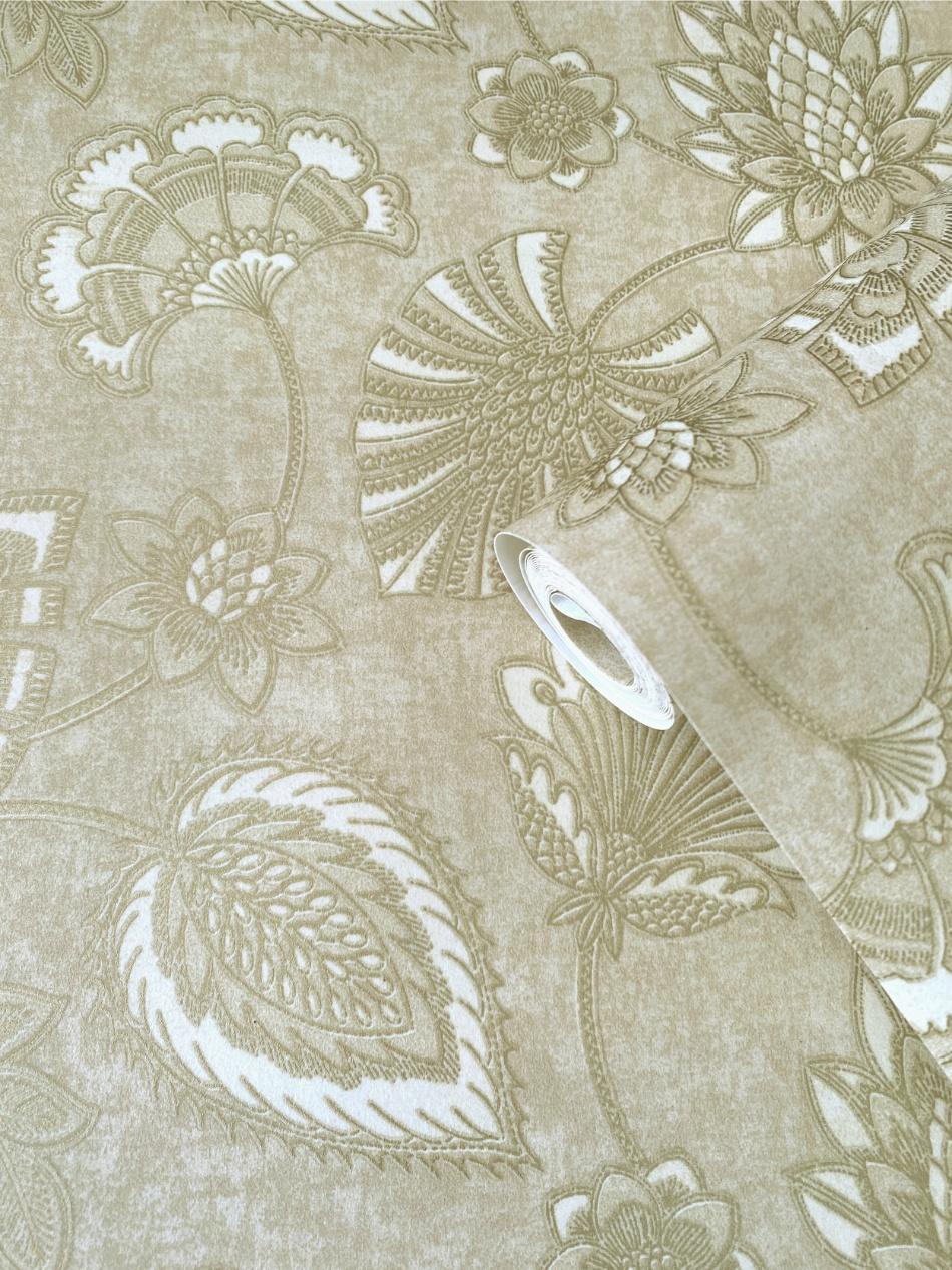 behang bladeren bloemen print DWP0351 03 s1