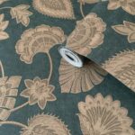 behang bladeren bloemen print DWP0351 05 s1