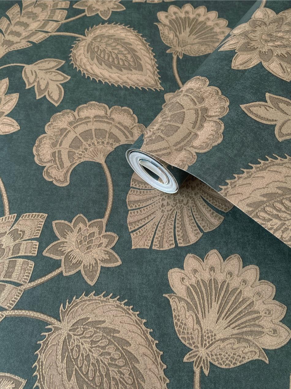 behang bladeren bloemen print DWP0351 05 s1