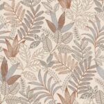 behang bladeren bruin beige AL26292 1