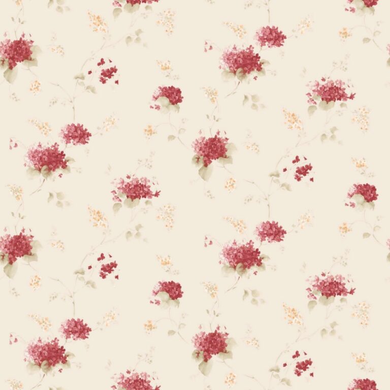 behang bloemen hortensia PF38109
