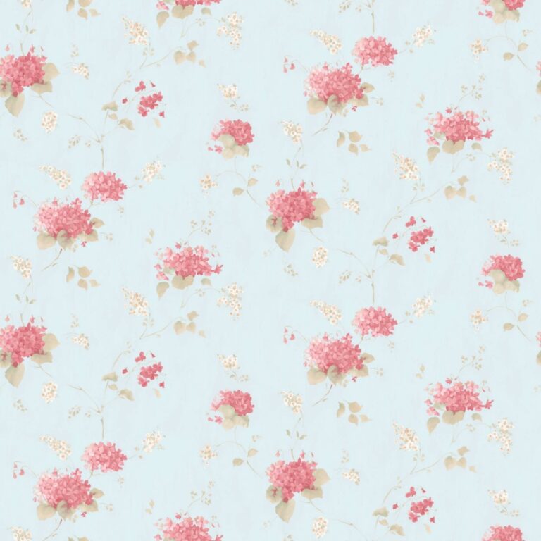 behang bloemen hortensia PF38110