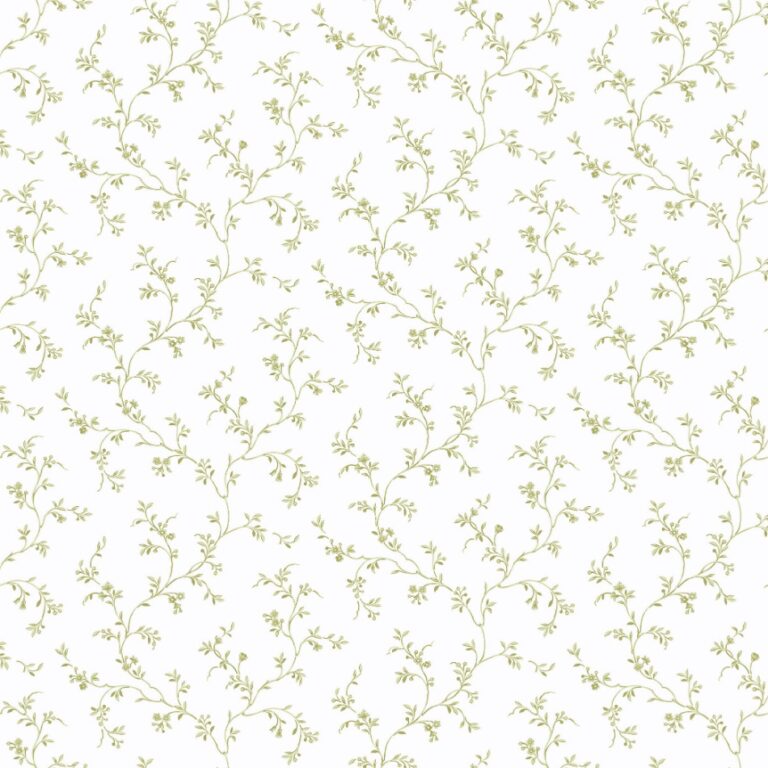 behang bloemen strengen groen PF38112
