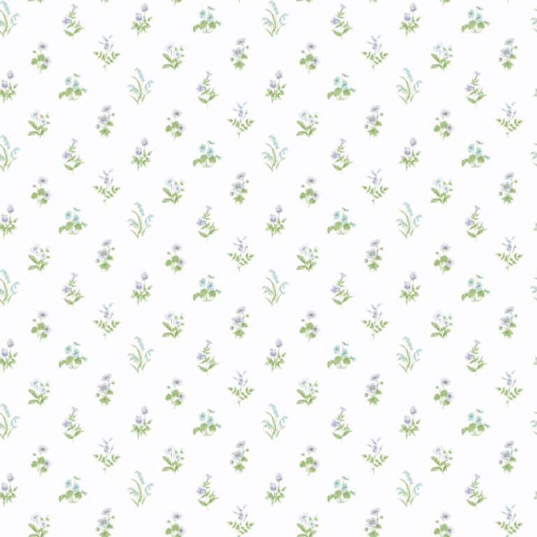 behang bloemetjes plantjes PF38169