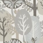 behang bomen in bos AN28280