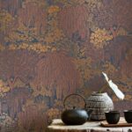 behang bomen metallic AL26264 s1
