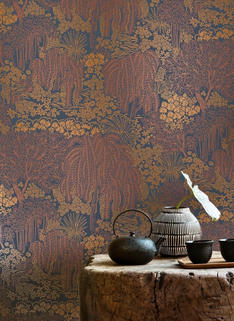 behang bomen metallic AL26264 s1