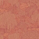 behang bomen metallic rood AL26263 s1