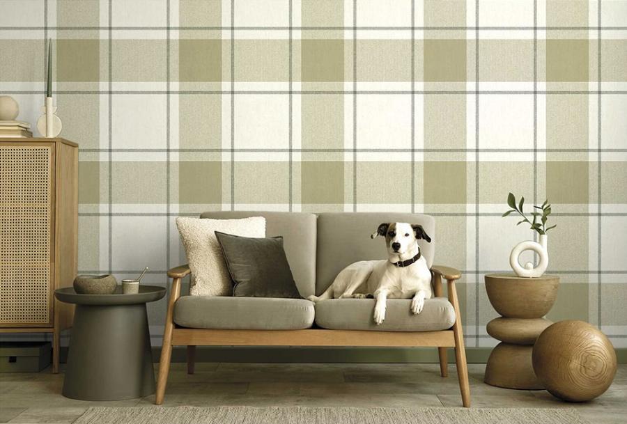 behang grote schotse ruiten 38405 s1