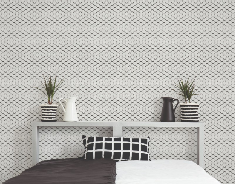 behang kleine hexagons G78293 s1