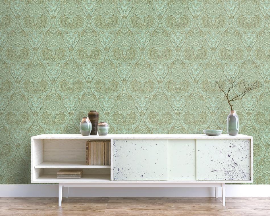 behang luxe paisley print ornamenten AM22002 4 s1 1