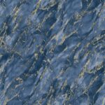 behang marmer blauw goud G68093