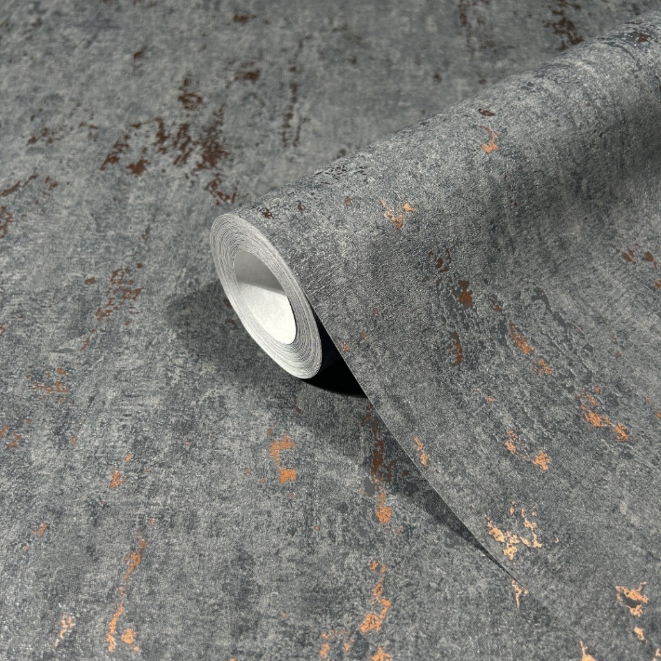 behang metallic beton structuur 35146 s2