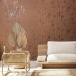 behang metallic beton structuur 35163 s3
