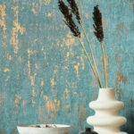 behang metallic beton structuur 35164 s1