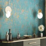 behang metallic beton structuur 35164 s3