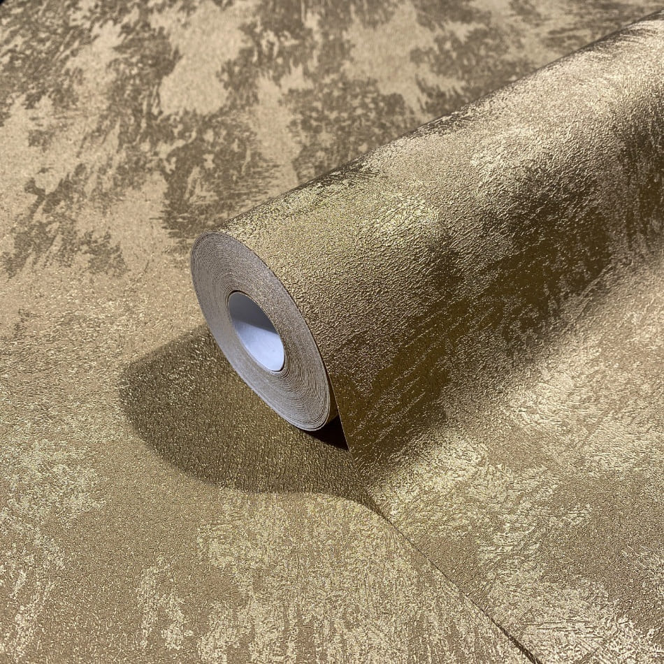 behang metallic goud structuur 34280 s2