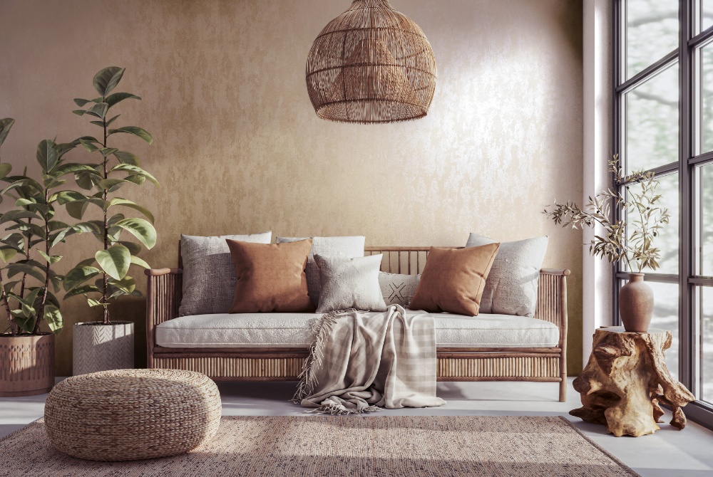 behang metallic roze beige structuur 35131 s4