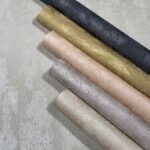 behang metallic roze beige structuur 35131 s6